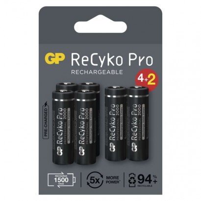 GP Batteries Nabíjacia batéria ReCyko Pro Professional (AA) 6 ks